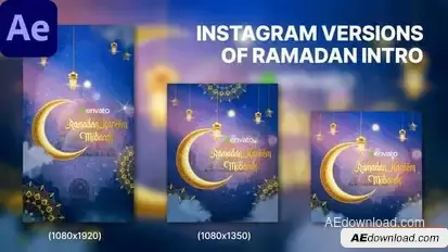 Ramadan Intro | Instagram Versions Openers template preview
