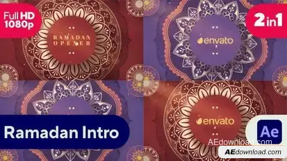 Ramadan Intro || Ramadan Opener (2 in 1) Openers template preview