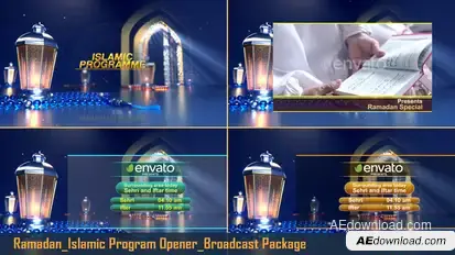 Ramadan_Islamic Program Opener_Broadcast Package broadcast-packages template preview