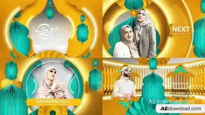 Ramadan Kareem 23 broadcast-packages template preview