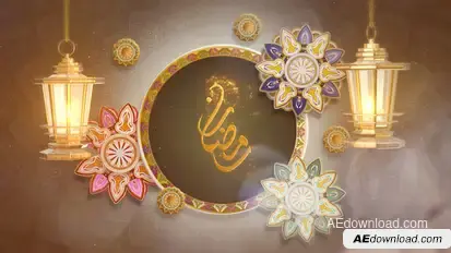 Ramadan Kareem Greetings Logo Reveal Logo Stings template preview