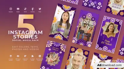 Ramadan Kareem Instagram Stories Product Promo template preview