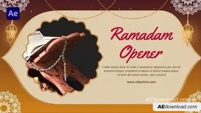 Ramadan Kareem Slideshow Opener Openers template preview