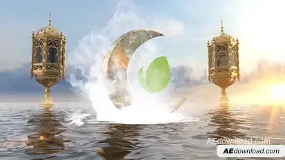 Ramadan On The Ocean Logo Logo Stings template preview