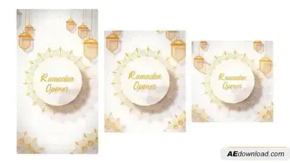 Ramadan Opener | Social Media (3 in 1) Openers template preview