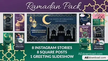 Ramadan Pack broadcast-packages template preview