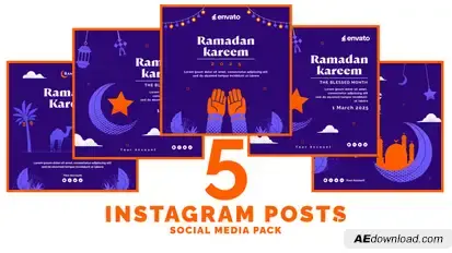 Ramadan post Pack Openers template preview
