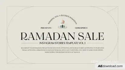 Ramadan Sale Instagram Stories Collection Product Promo template preview