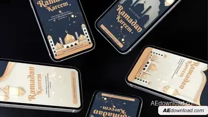 Ramadan Stories Openers template preview