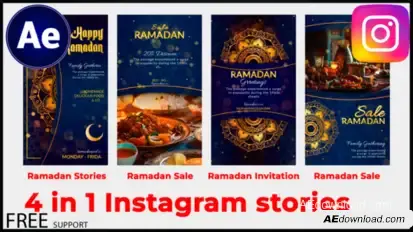 Ramadan Stories Instagram | Ramadan Sale Instagram Openers template preview