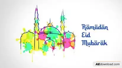 Ramadan Watercolor Openers template preview