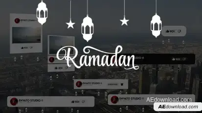 Ramadan Youtube Pack broadcast-packages template preview
