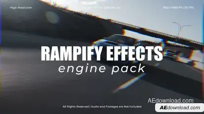 Rampify Effects Engine Pack for After Effects Elements template preview