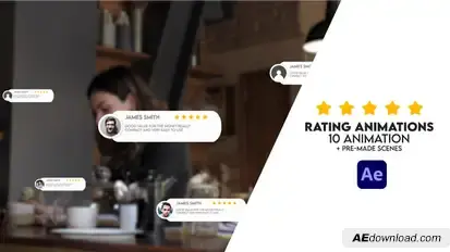 Rating Animation broadcast-packages template preview