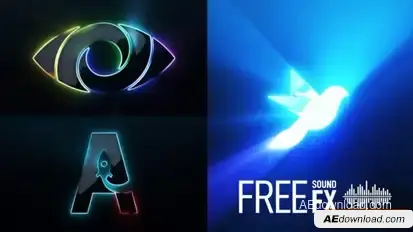 Ray Light Cinematic Logo Logo Stings template preview
