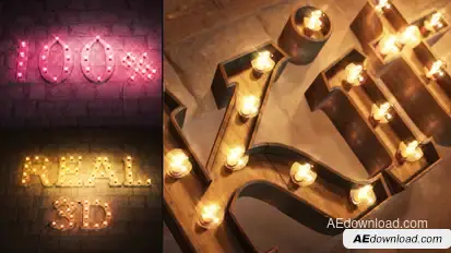 Text | Logo Light Bulb Titles template preview