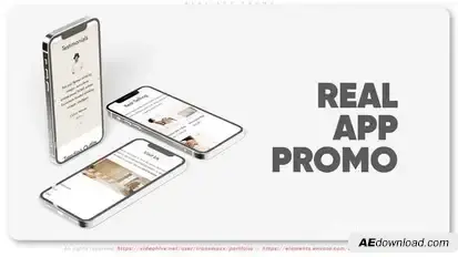 Real App Promo Product Promo template preview