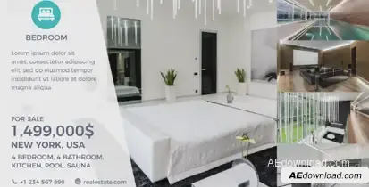 Real Estate Video Displays template preview