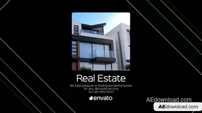 Real Estate 2 Video Displays template preview