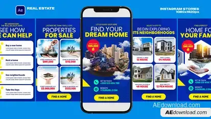 Real Estate Product Promo template preview