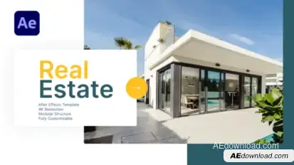 Real Estate Video Displays template preview