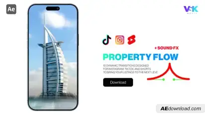 Real Estate Product Promo template preview