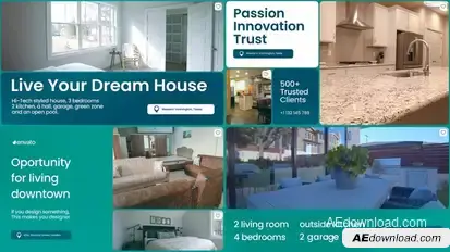 Real Estate Clean Promo Product Promo template preview