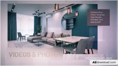 Real Estate Corporate Video Displays template preview