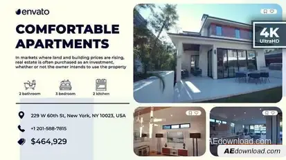Real Estate Corporate Slideshow Openers template preview