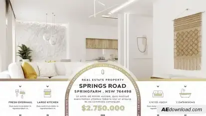 Real Estate Elite Agency Product Promo template preview