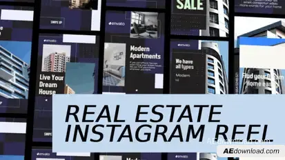 Real Estate Instagram Reel Stories Product Promo template preview