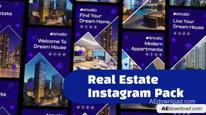Real Estate Instagram Reels Product Promo template preview