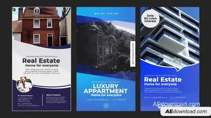 Real Estate Instagram Stories Openers template preview