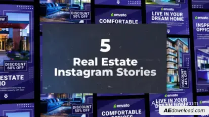 Real Estate Instagram Stories Pack Openers template preview