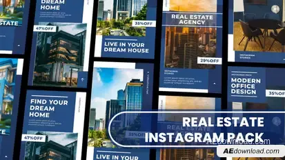 Real Estate Instagram Stories Pack Product Promo template preview