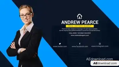 Real Estate Intros & Titles Openers template preview