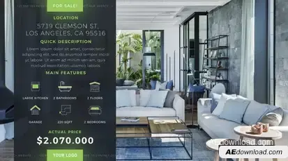 Real Estate Presentation 2 Product Promo template preview