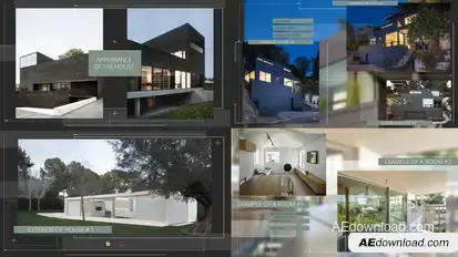 Real Estate Promo Video Displays template preview