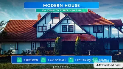 Real Estate Promo Video Displays template preview