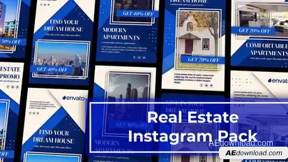 Real Estate Promo Instagram Reels Product Promo template preview