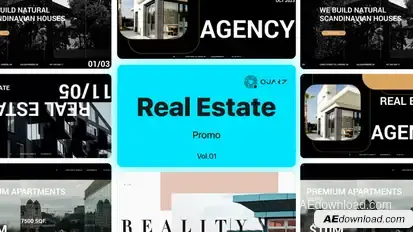 Real Estate Promo Vol. 01 Video Displays template preview