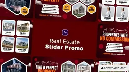 Real Estate Slider Promo Openers template preview