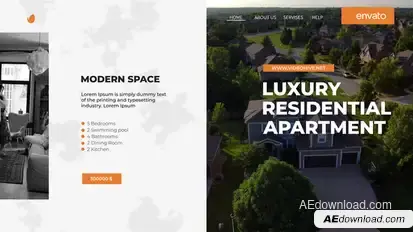 Real Estate Slideshow Product Promo template preview