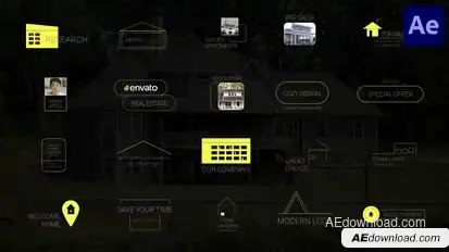Real Estate Titles for After Effects Titles template preview