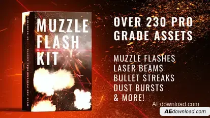 Real Muzzle Flash Kit Elements template preview