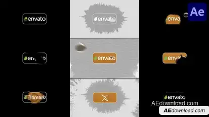 Realistic Drop Water Reveal for After Effects Elements template preview