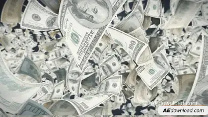 Realistic Money Logo Opener Openers template preview