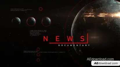 Realistic News Intro Openers template preview
