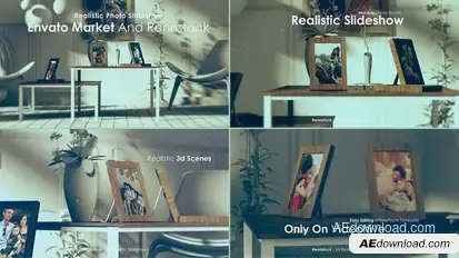 Realistic Photo Frame V 0.2 Video Displays template preview