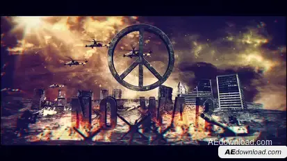 Realistic War Logo Intro Logo Stings template preview
